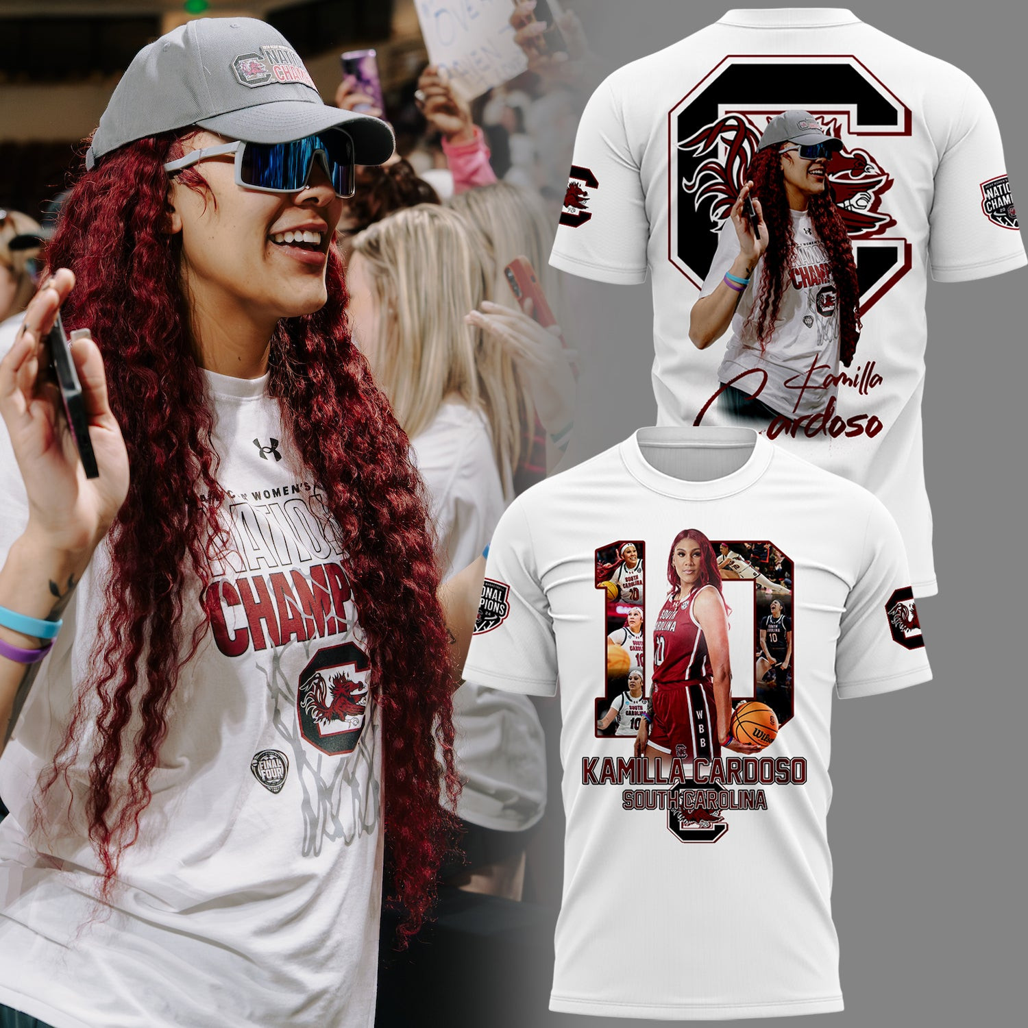 Kamilla Cardoso South Carolina Gamecocks Shirt Women's Basketball Unique Fan Merch