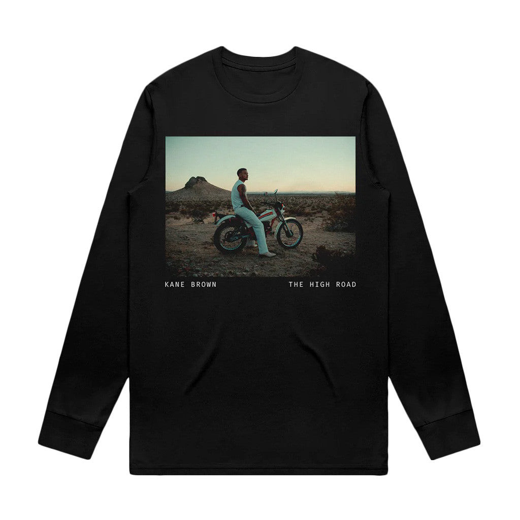 Kane Brown Merch Tour 2025 The High Road Long Sleeve T-Shirt Gifts For Him Kane Brown Merch Tour 2025 The High Road Long Sleeve T-Shirt Gifts For Him