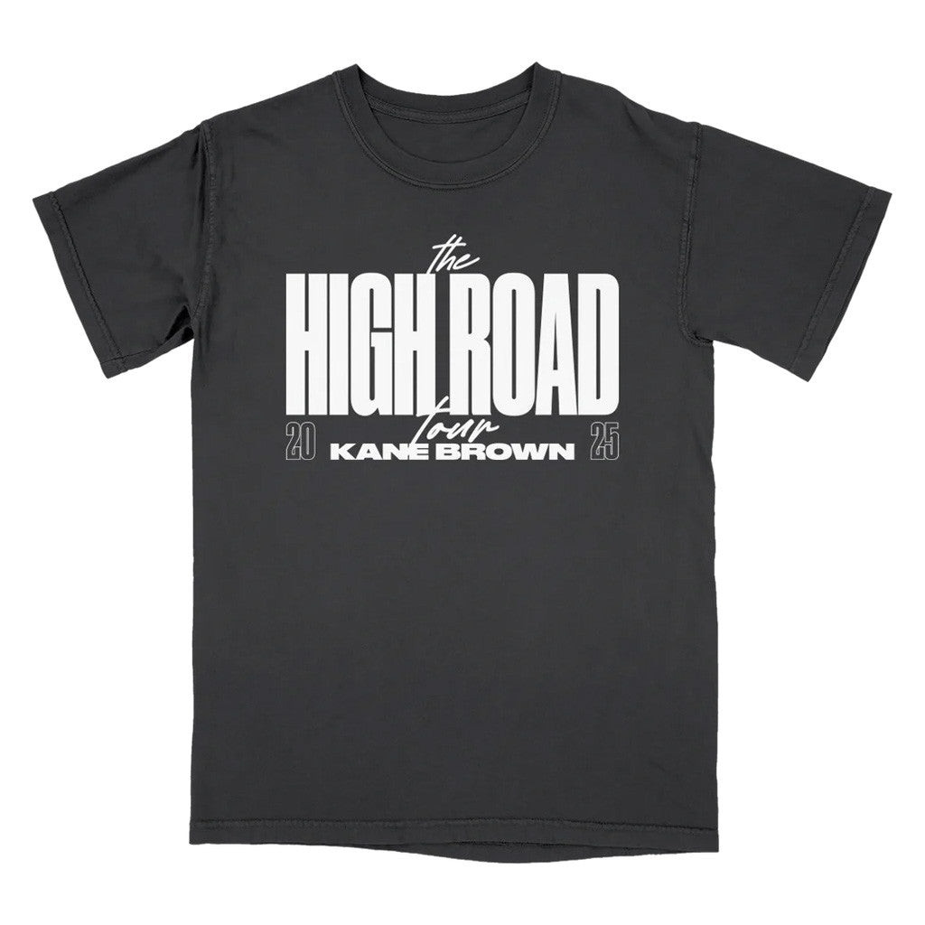 Kane Brown Merch Tour 2025 The High Road Text T-Shirt Best Gifts For Husband