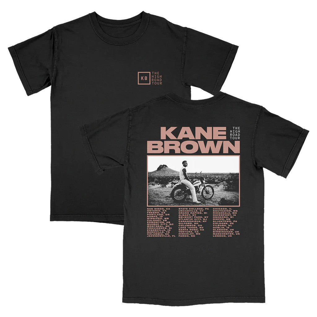 Kane Brown Merch Tour 2025 The High Road Tour T-Shirt Gifts For Fans Kane Brown Merch Tour 2025 The High Road Tour T-Shirt Gifts For Fans