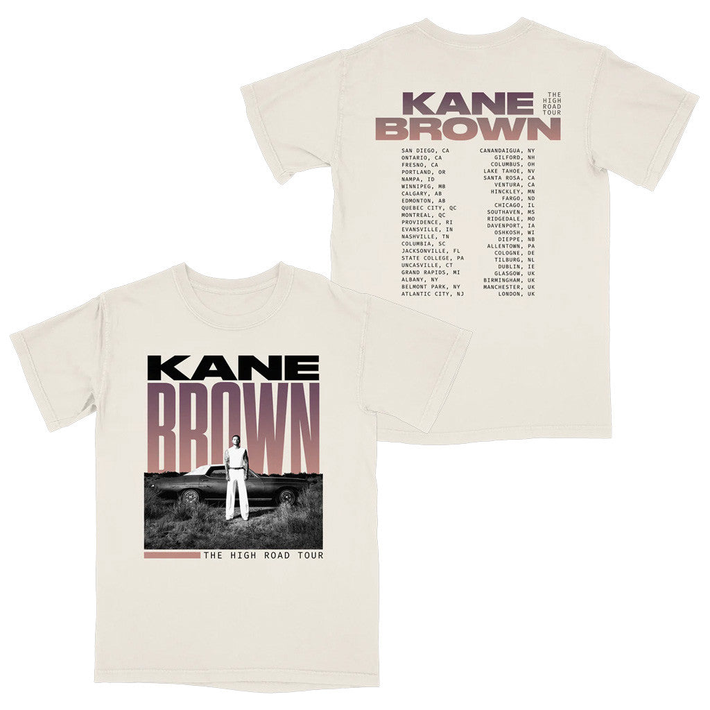 Kane Brown Merch Tour 2025 The High Road Tour T-Shirt Present For Husband Kane Brown Merch Tour 2025 The High Road Tour T-Shirt Present For Husband