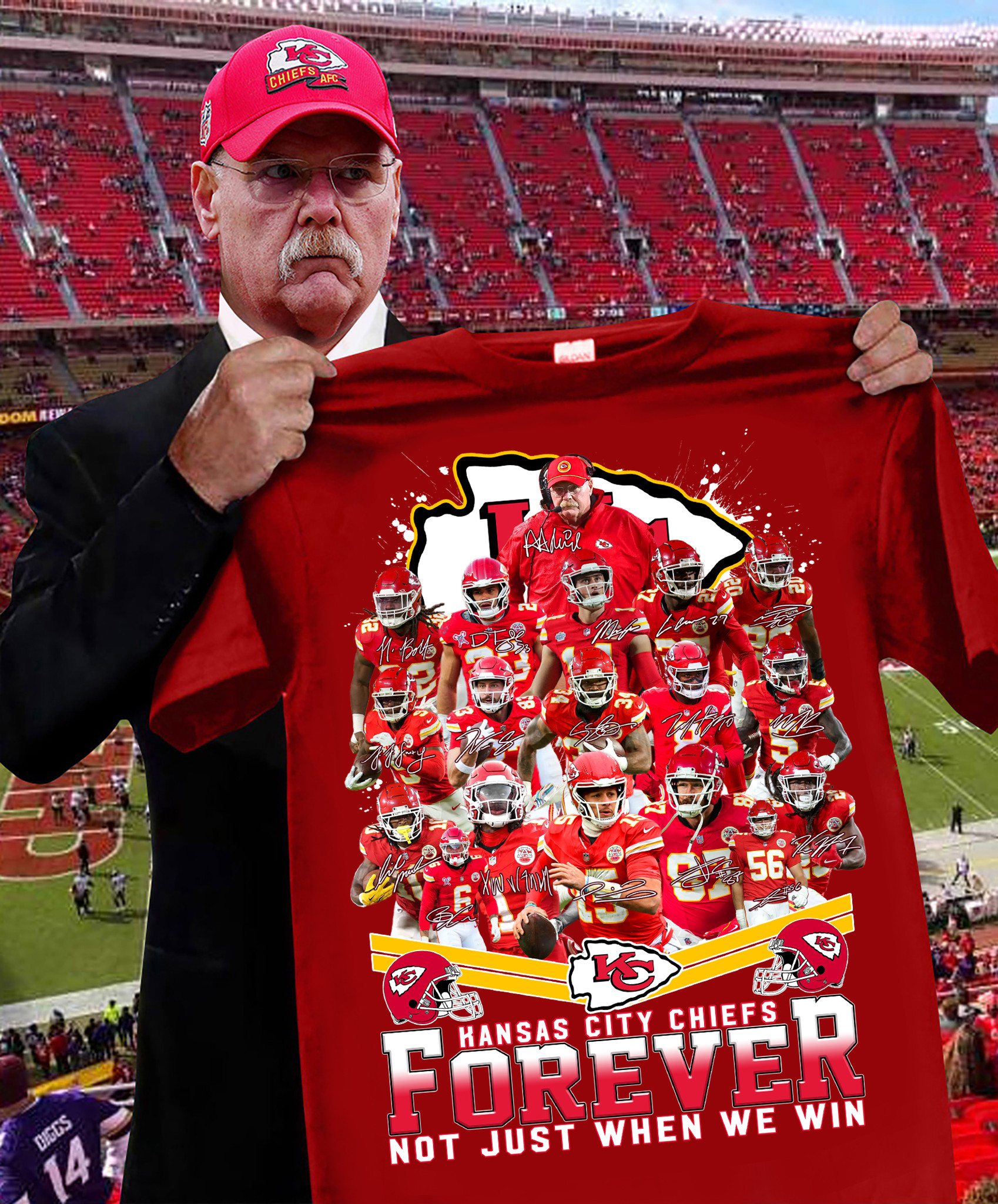 Kansas City Chiefs Forever Not Just When We Win T-Shirt Presents For Football Fans
