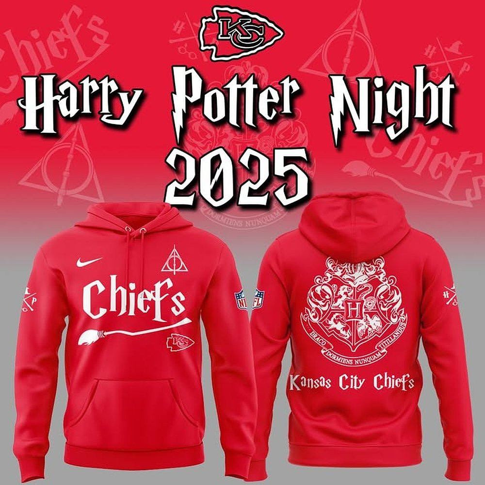 Kansas City Chiefs Harry Potter Night 2025 Edition Hoodie Ideal Present For Football Fans