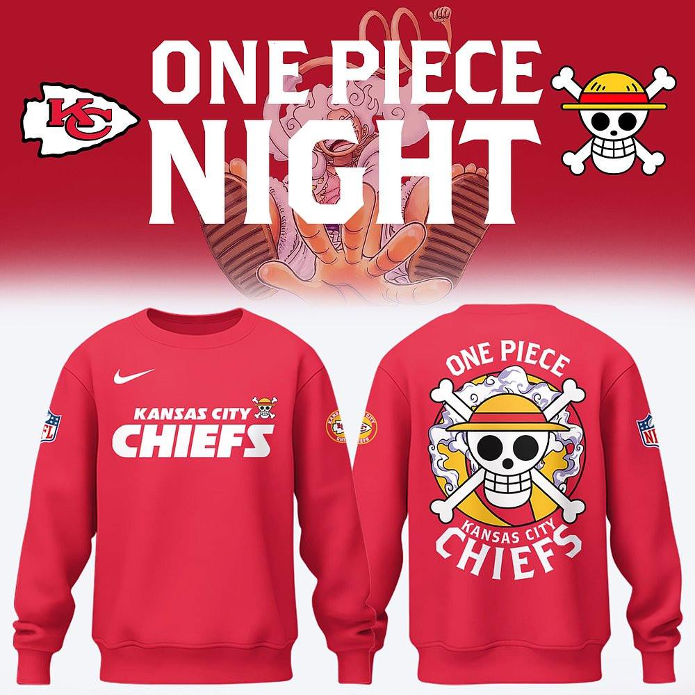 Kansas City Chiefs One Piece Sweatshirt Limited Edition Best Gift For Football Lovers