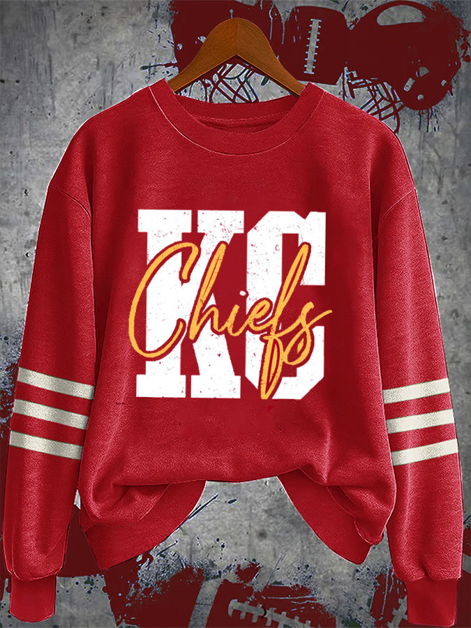 Kansas City Football Sweatshirt Game Day Clothing Christmas Gifts For Football Lovers