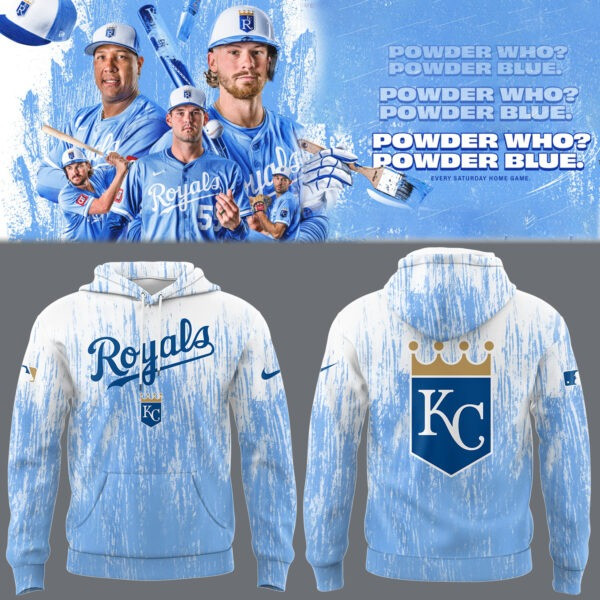 Kansas City Royals Powder Blue Hoodie 2025 Baseball Team Gift Ideas