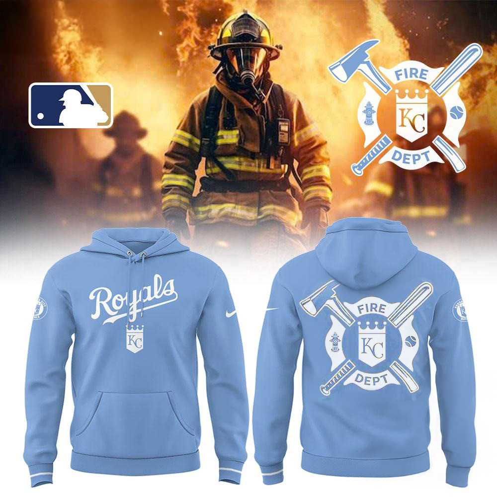Kansas City Royals x Firefighter Appreciation Night 2025 Hoodie Gifts For Basketball Fan