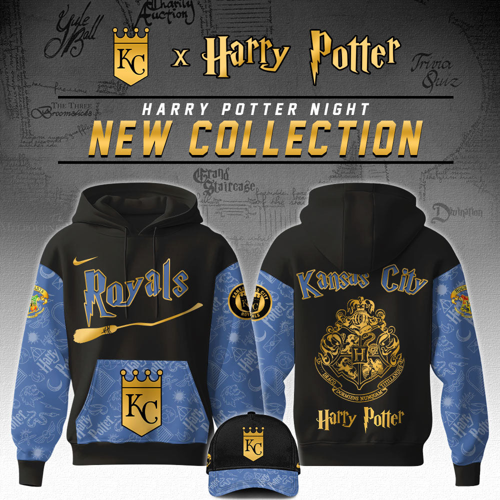 Kansas City Royals x Harry Potter Night Hoodie Baseball Gifts For Harry Potter Fans For Him