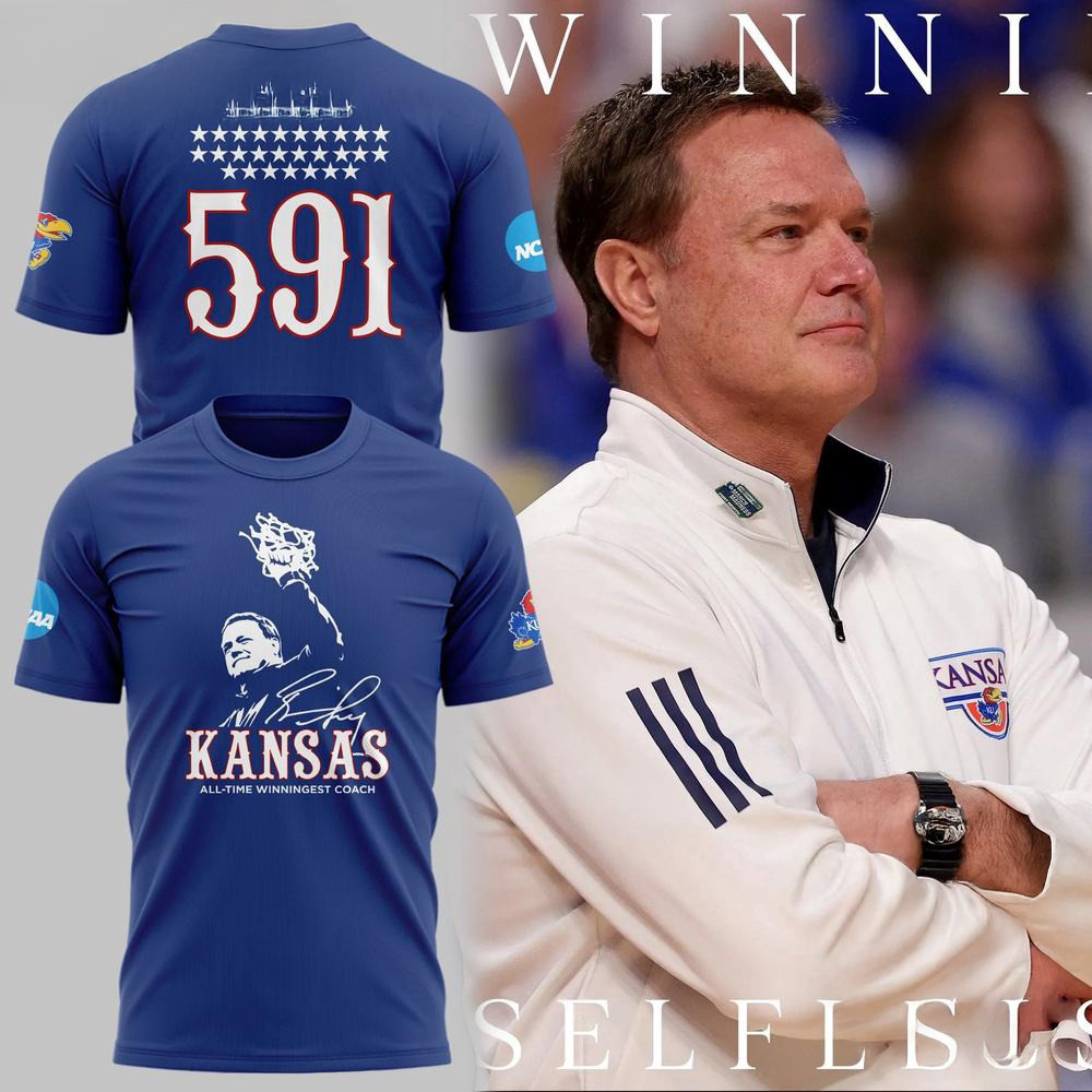 Kansas Jayhawks Basketball Special The Winningest Coach Signature Shirt Gift For Fan