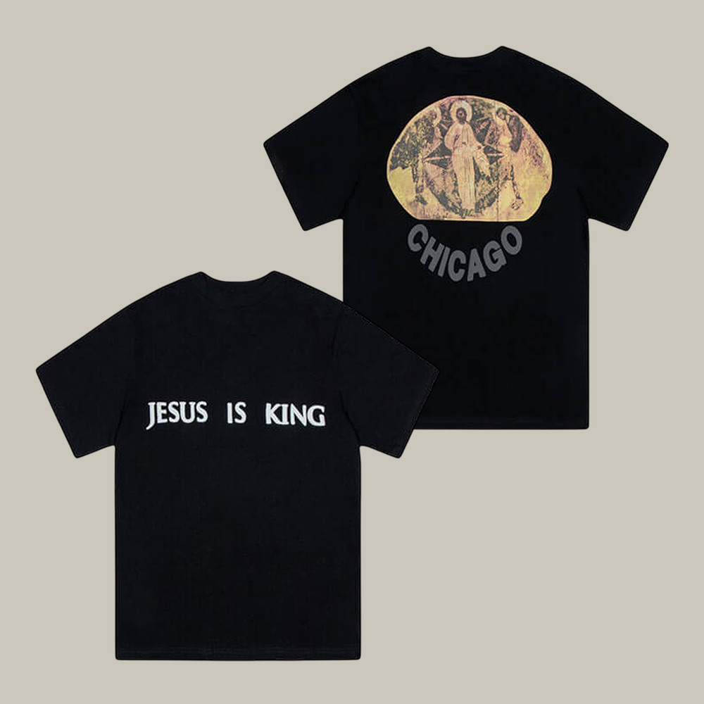Kanye West Chicago Jesus Is King T-Shirt Kanye West Merch Music Concert Outfit For Fans