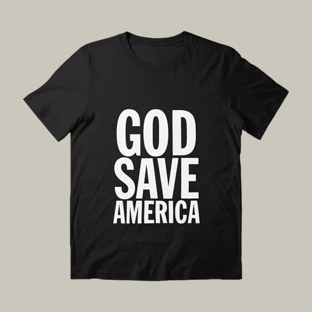 Kanye West God Save America T-Shirt Kanye West 2026 World Tour Fan Gift For Him