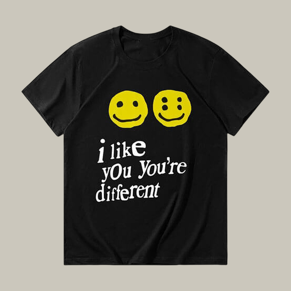 Kanye West Graffiti Smile Face I Like You T-Shirt Kanye West 2026 World Tour Merch Gift For Fans
