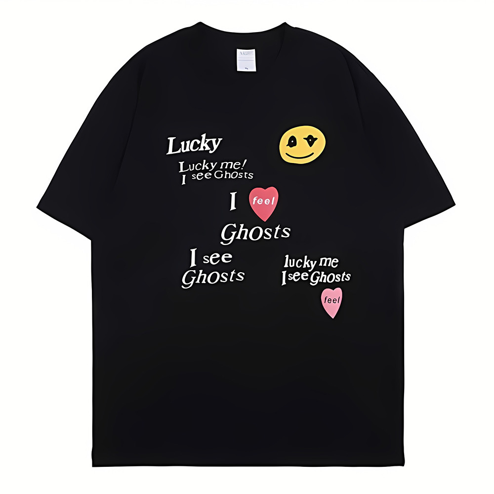 Kanye West Lucky Me I See Ghosts Shirt Merch I See Ghosts Crewneck Tee Shirt Best Gifts