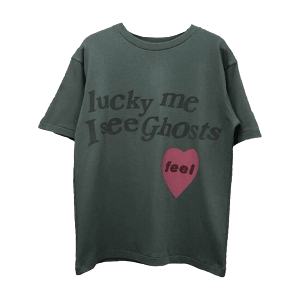 Kanye West Merch Lucky Me I See Ghost Feel T-Shirt Gifts For Rapper Lovers