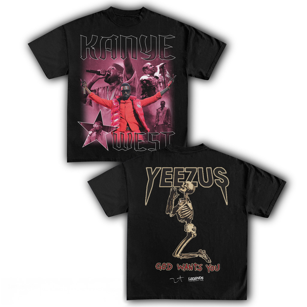 Kanye West Yeezus God Wants You Black Shirt Kanye West Merch Gifts For Music Fans Kanye West Yeezus God Wants You Black Shirt Kanye West Merch Gifts For Music Fans