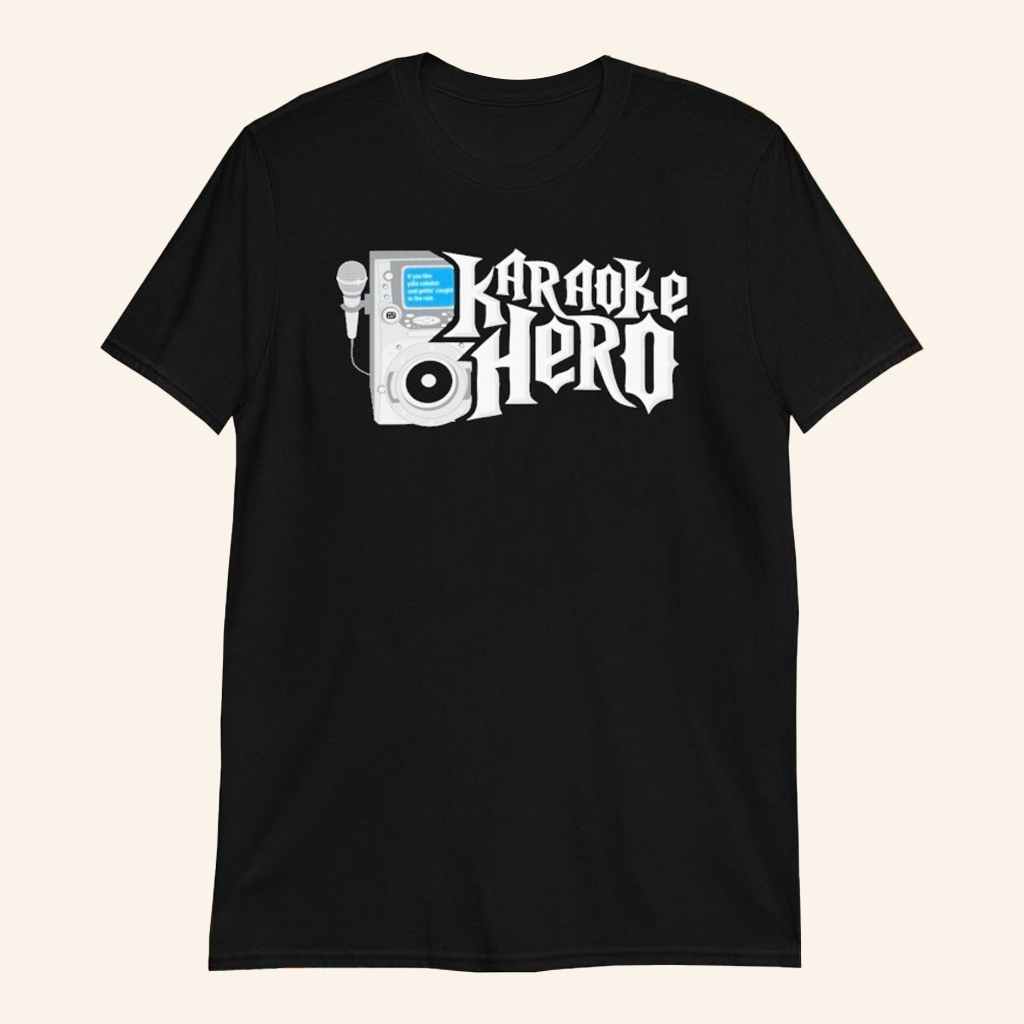Karaoke Hero T-Shirt Karaoke Hero Graphic Shirt Unique Gifts For Boyfriend