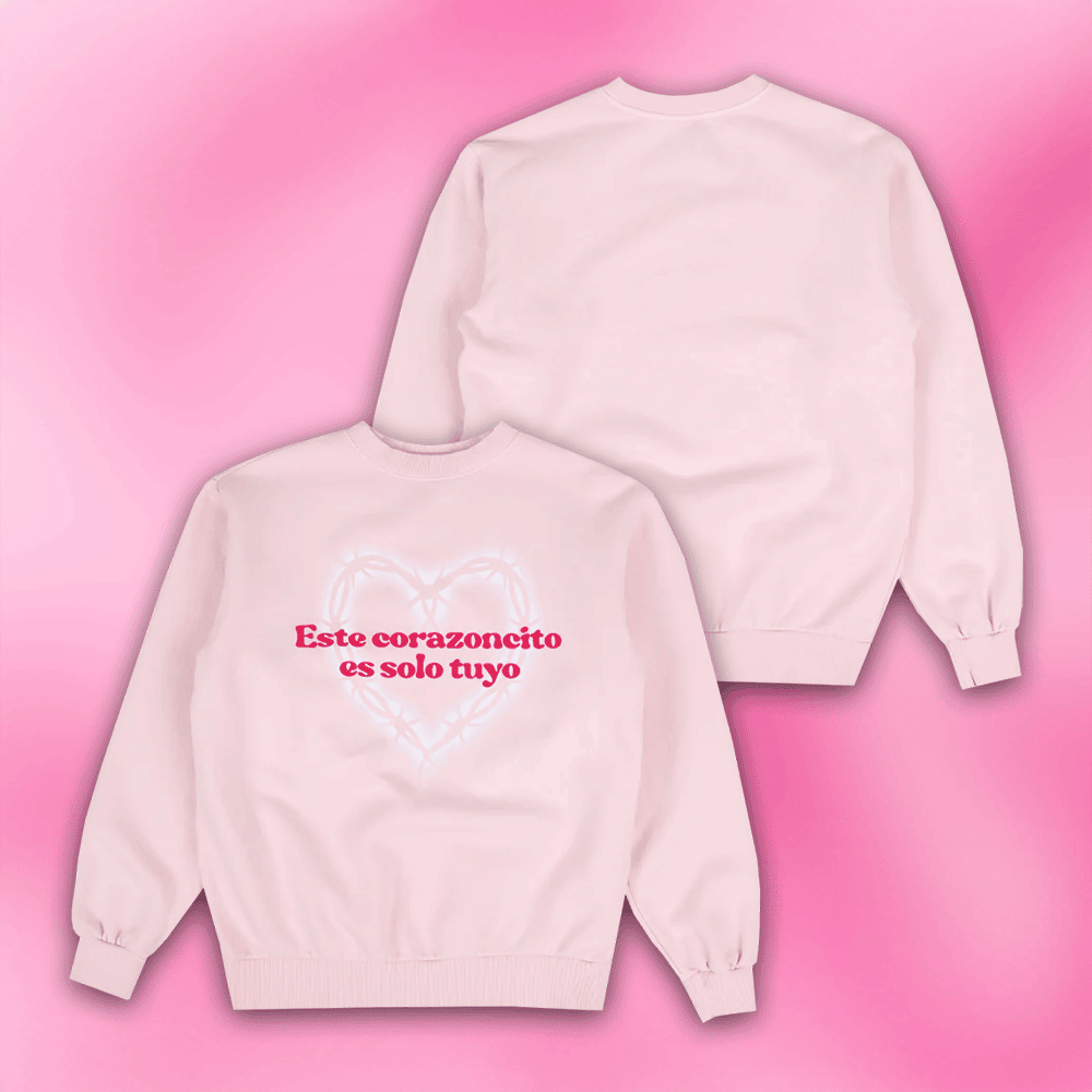 Karol G Merch Este Corazoncito Es Solo Tuyo Sweatshirt Mother's Day Gifts For Music Fans Karol G Merch Este Corazoncito Es Solo Tuyo Sweatshirt Mother's Day Gifts For Music Fans