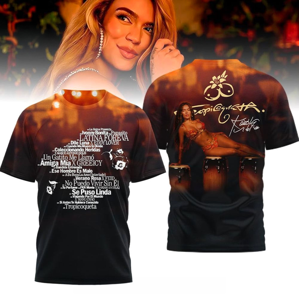 Karol G Tropicoqueta T-Shirt Karol G Merch Gift Ideas For Music Lovers