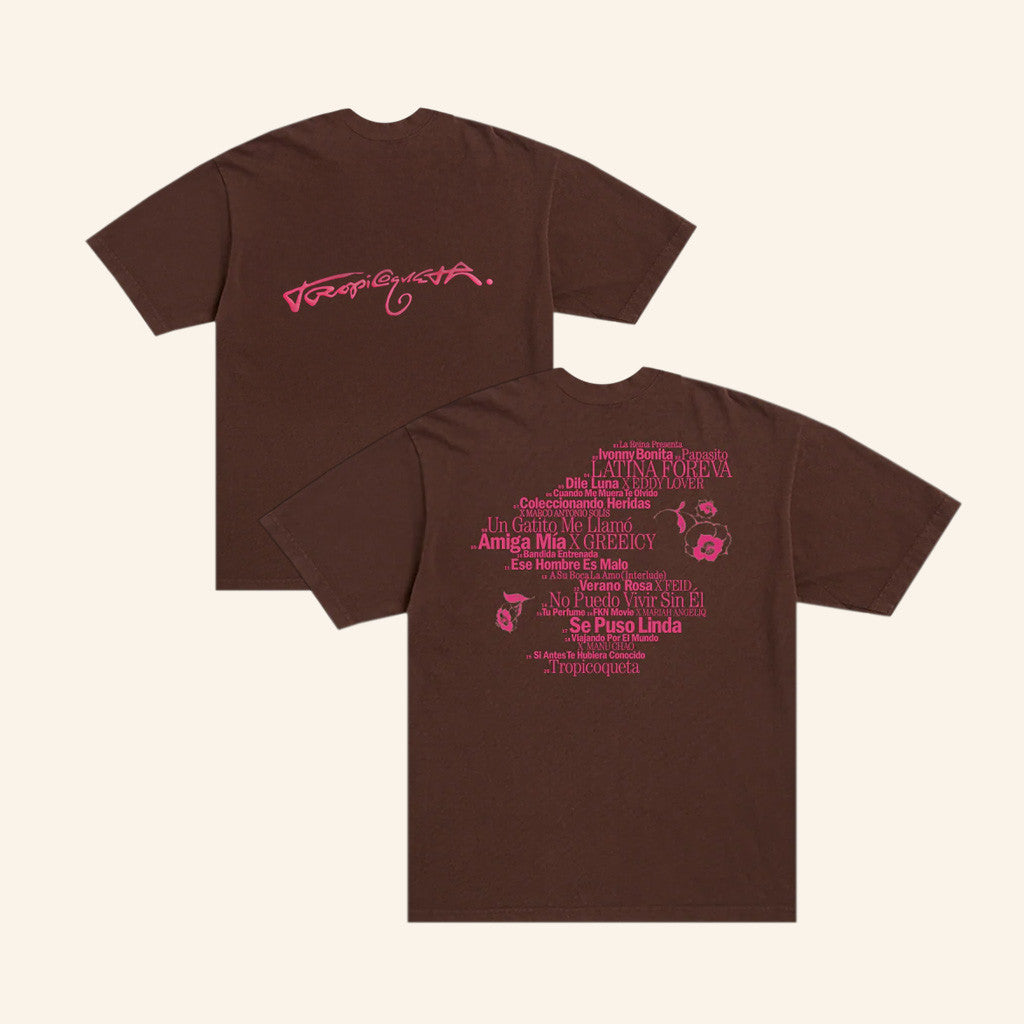 Karolg Merch Tropicoqueta Tracklist T-Shirt Gifts For Her Karolg Merch Tropicoqueta Tracklist T-Shirt Gifts For Her