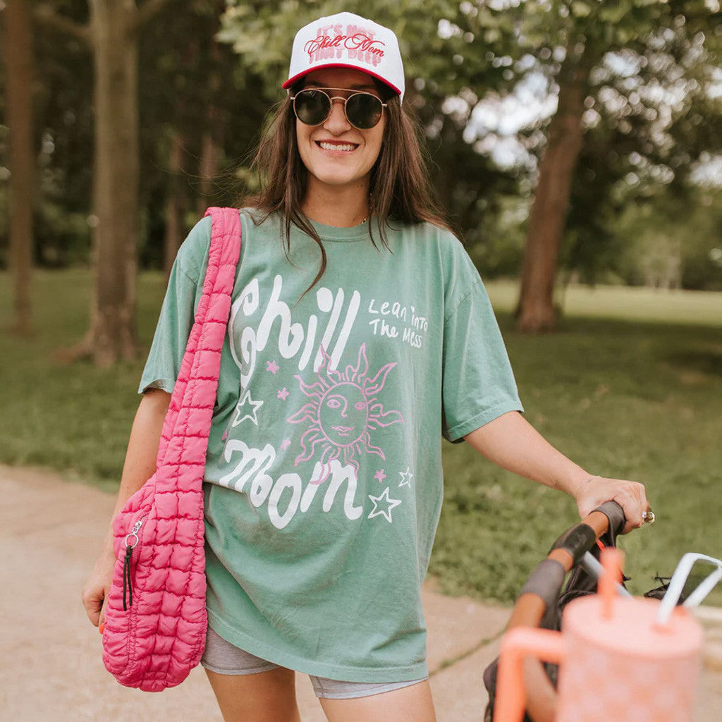 Karrie Locher Merch Chill Mom T-Shirt Lean Into The Mess Shirt Gifts For Wife Karrie Locher Merch Chill Mom T-Shirt Lean Into The Mess Shirt Gifts For Wife