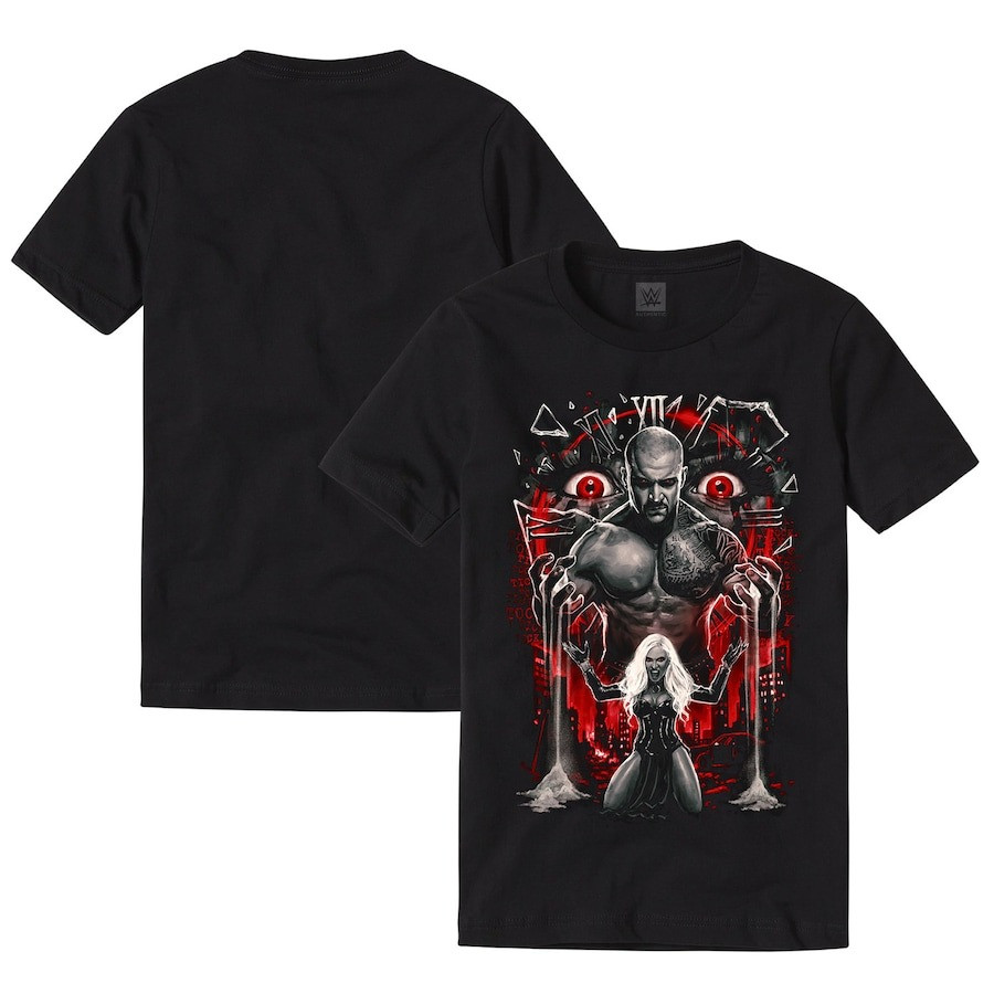 Karrion Kross Shirt Men's Black Karrion Kross & Scarlett Fall & Pray T-Shirt Merch