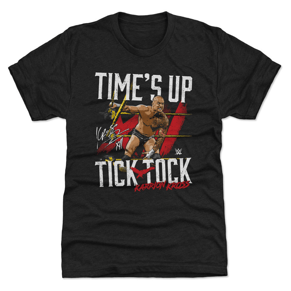 Karrion Kross Shirt Time's Up Tick Tock Karrion Kross Merch Father's Day Gifts For Son In Law