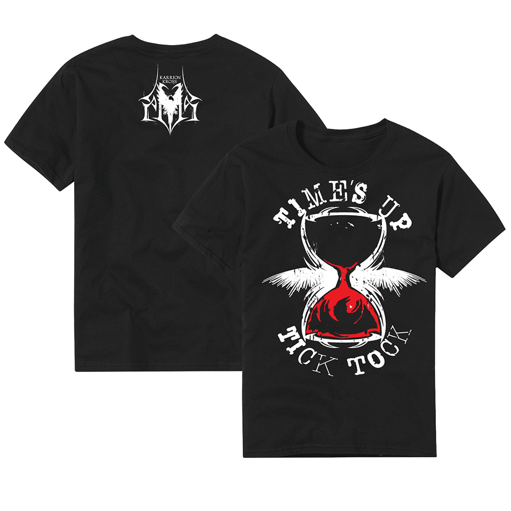 Karrion Kross Shirt Time's Up Tick Tock Karrion Kross Merch Unique Dad Gifts For Father's Day