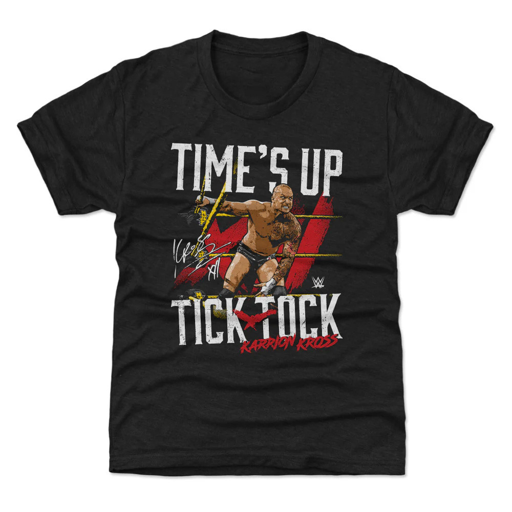 Karrion Kross Shirt Time's Up Tick Tock WWE Karrion Kross Merch Apparel Fan Gifts For Men