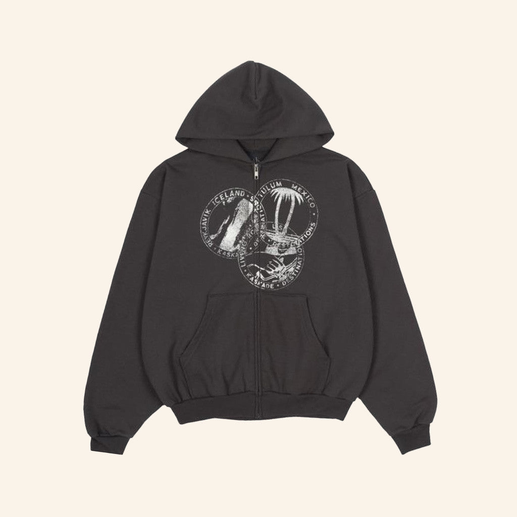 Kaskade Merch Destinations Zip Hoodie Gifts For Husband Kaskade Merch Destinations Zip Hoodie Gifts For Husband