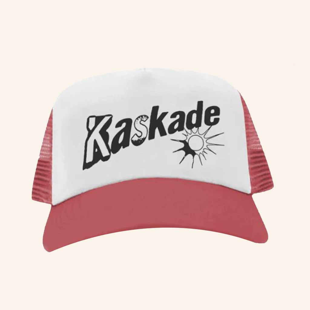 Kaskade Merch Sunsoaked Red Trucker Hat Gifts For DJ Fans Kaskade Merch Sunsoaked Red Trucker Hat Gifts For DJ Fans