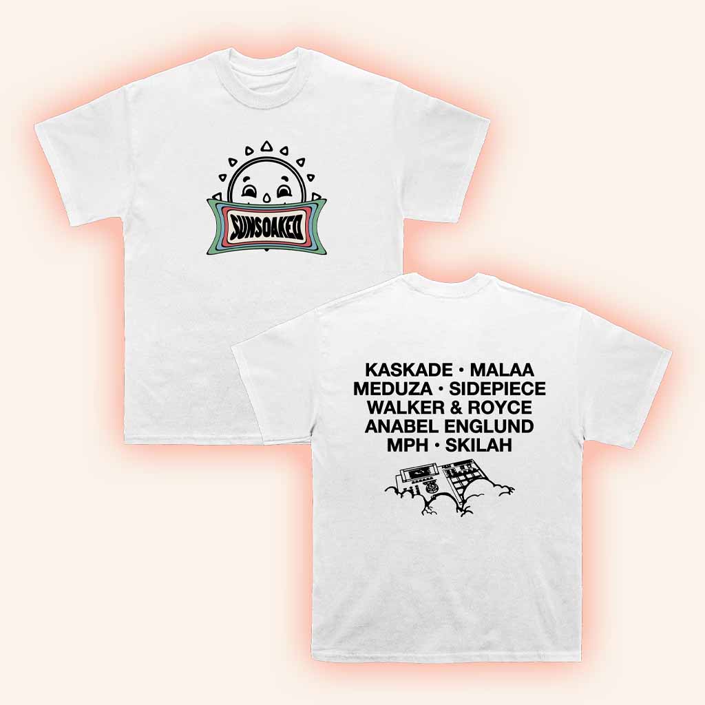 Kaskade Merch Sunsoaked White T-Shirt Gifts For DJ Fans Kaskade Merch Sunsoaked White T-Shirt Gifts For DJ Fans