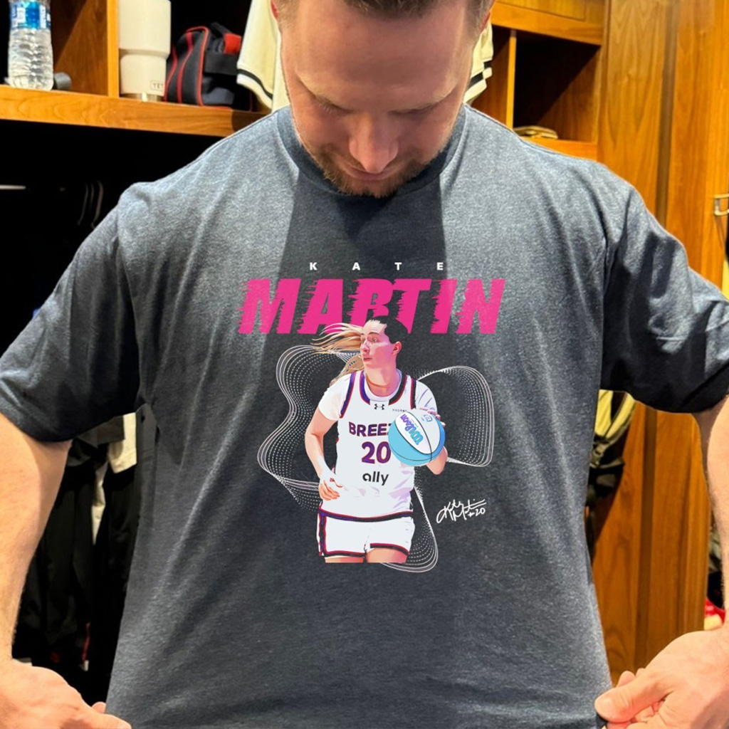 Kate Martin Breeze BC Unrivaled Basketball 2026 Signature Shirt Gift For Basketball Fan