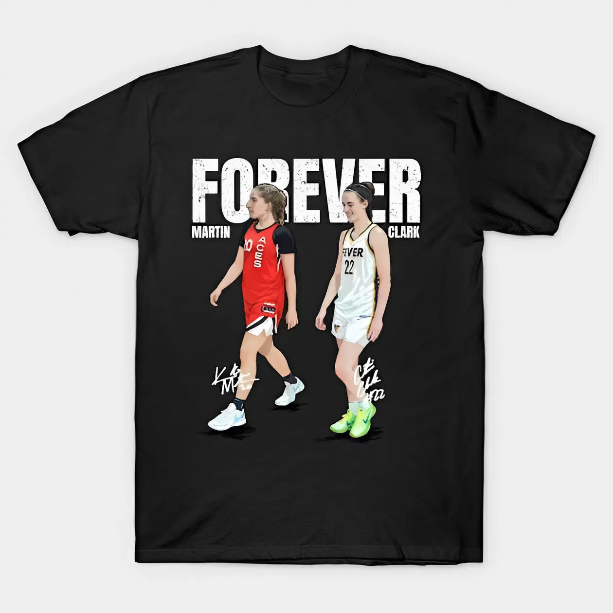 Kate Martin Caitlin Clark Forever Friend Basketball T-Shirt Fan Gift