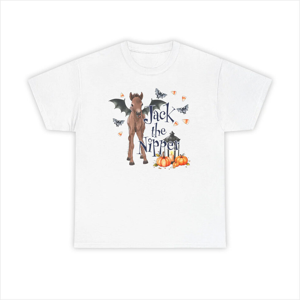 Katie Van Slyke Merch Jack The Nipper T-Shirt White Gifts For Besties Birthday Gifts For Him