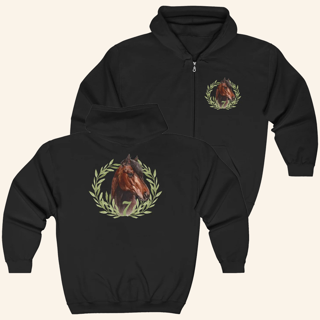 Katie Van Slyke Merch Seven Memorial Zip Hoodie Best Gifts For Dad