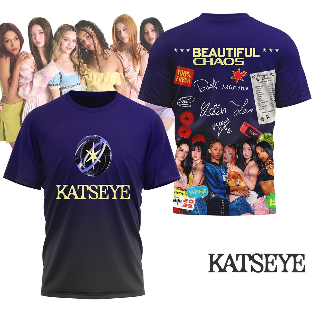 KATSEYE Beautiful Chao T-Shirt KATSEYE Merch Gift Ideas For Girlfriend