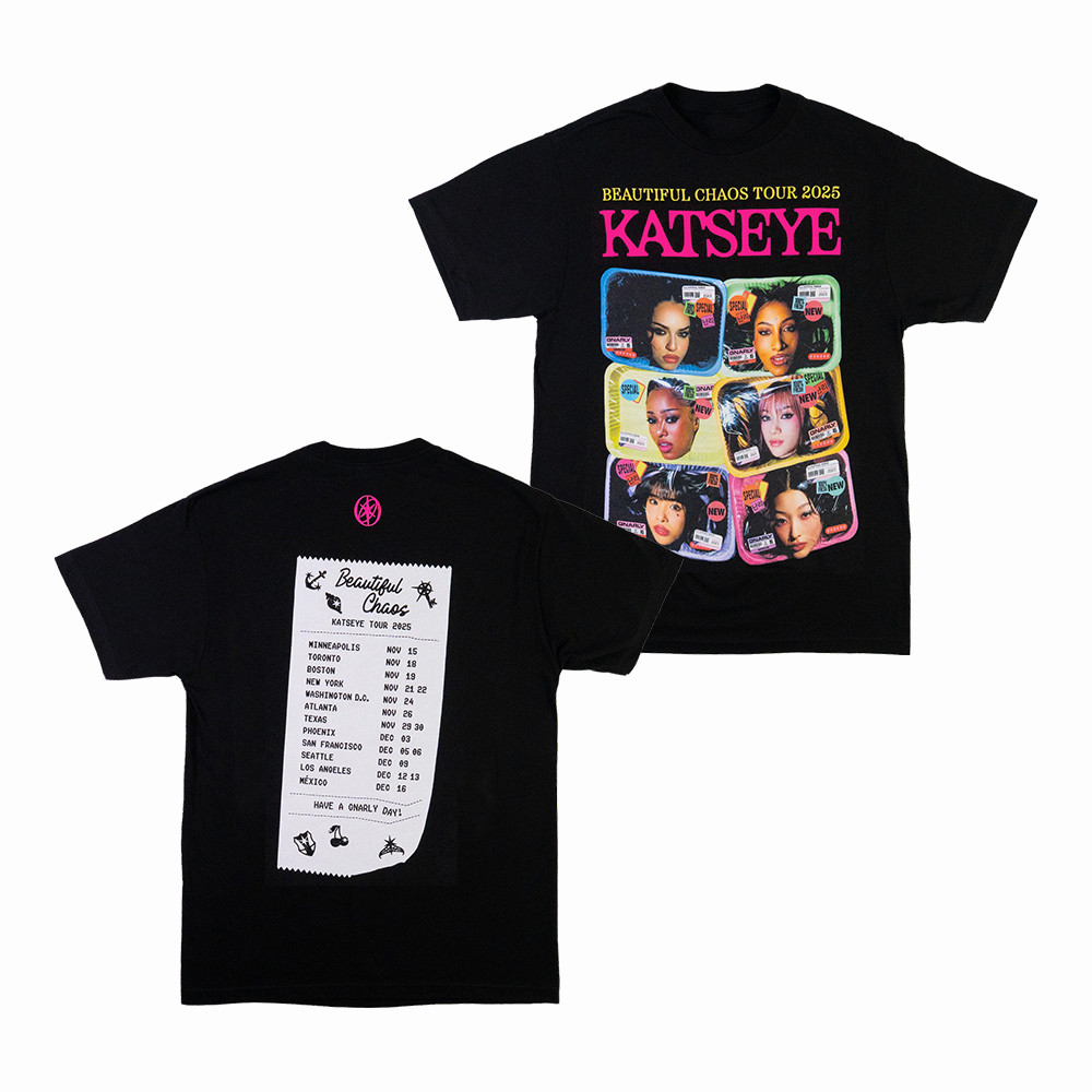 Katseye Beautiful Chaos Tour 2026 T-Shirt Katseye Music Tee Best Gift For Huge Fans