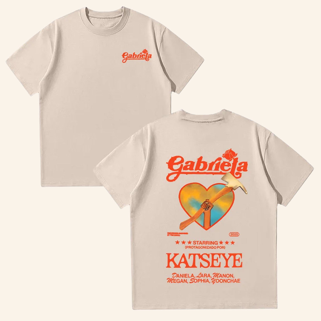 KATSEYE Merch Gabriela T-Shirt Best Gifts Ideas For Girlfriend KATSEYE Merch Gabriela T-Shirt Best Gifts Ideas For Girlfriend