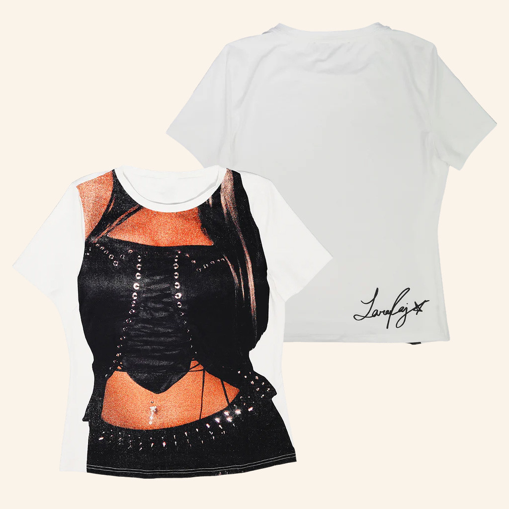 Katseye Merch Holiday Chaos Lara T-Shirt Christmas Gifts For Sister Katseye Merch Holiday Chaos Lara T-Shirt Christmas Gifts For Sister