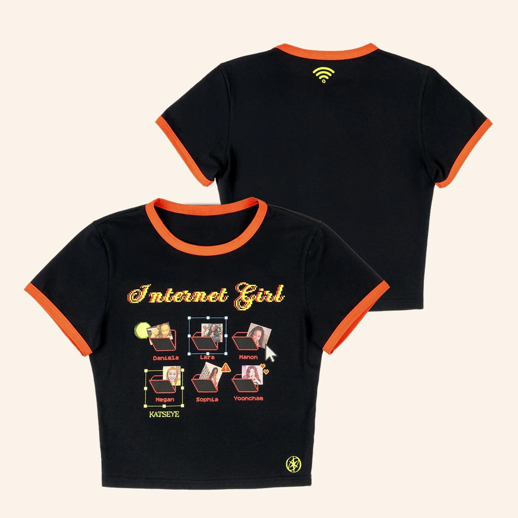 Katseye Merch Internet Girl Cropped T-Shirt Gift Ideas For Girlfriend
