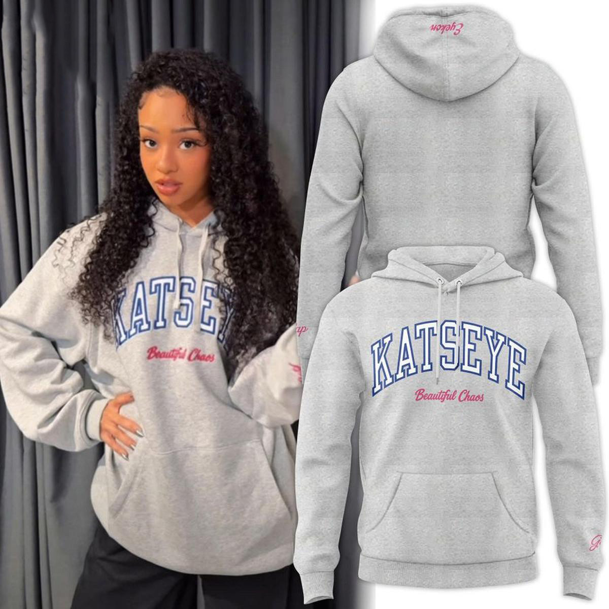 Katseye x GAP 2026 Beautiful Chaos Hoodie Kpop Music Concert Merch Gift For Huge Fans