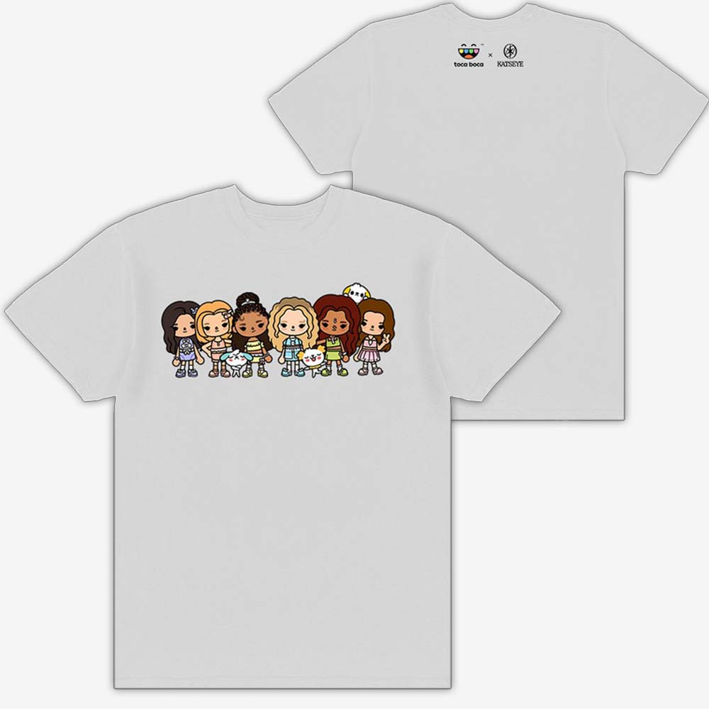 Katseye X Toca Boca Merch T-Shirt Katseye Music Clothing Kpop Music Lover Gifts