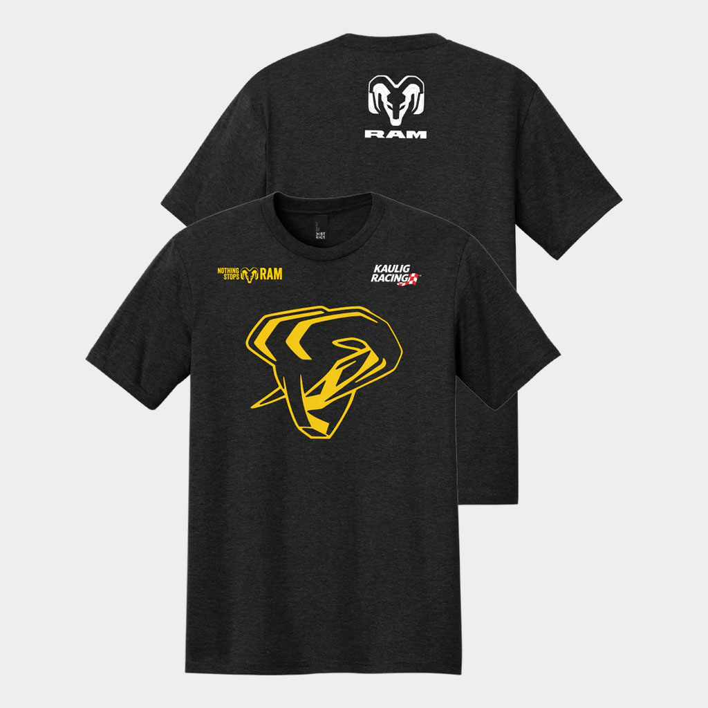 Kaulig Racing Merch Kaulig Racing X Ram Race For The Seat T-Shirt Gifts For Racing Fans