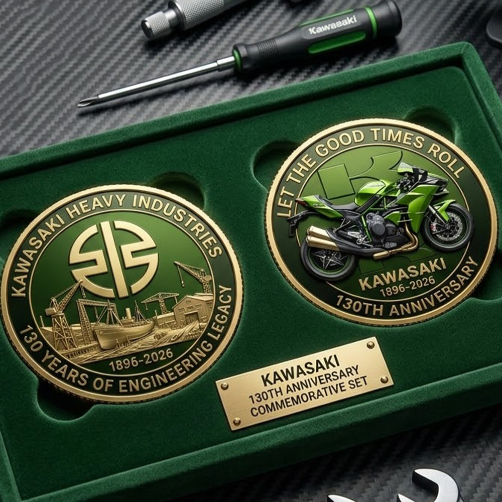 Kawasaki 130Th Anniversary 1896 2026 Commemorative Coin Kawasaki Coin Gift For Him
