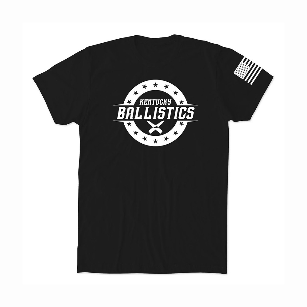 KB Logo T-Shirt American Flag Kentucky Ballistics Merch Present Idea For Friends