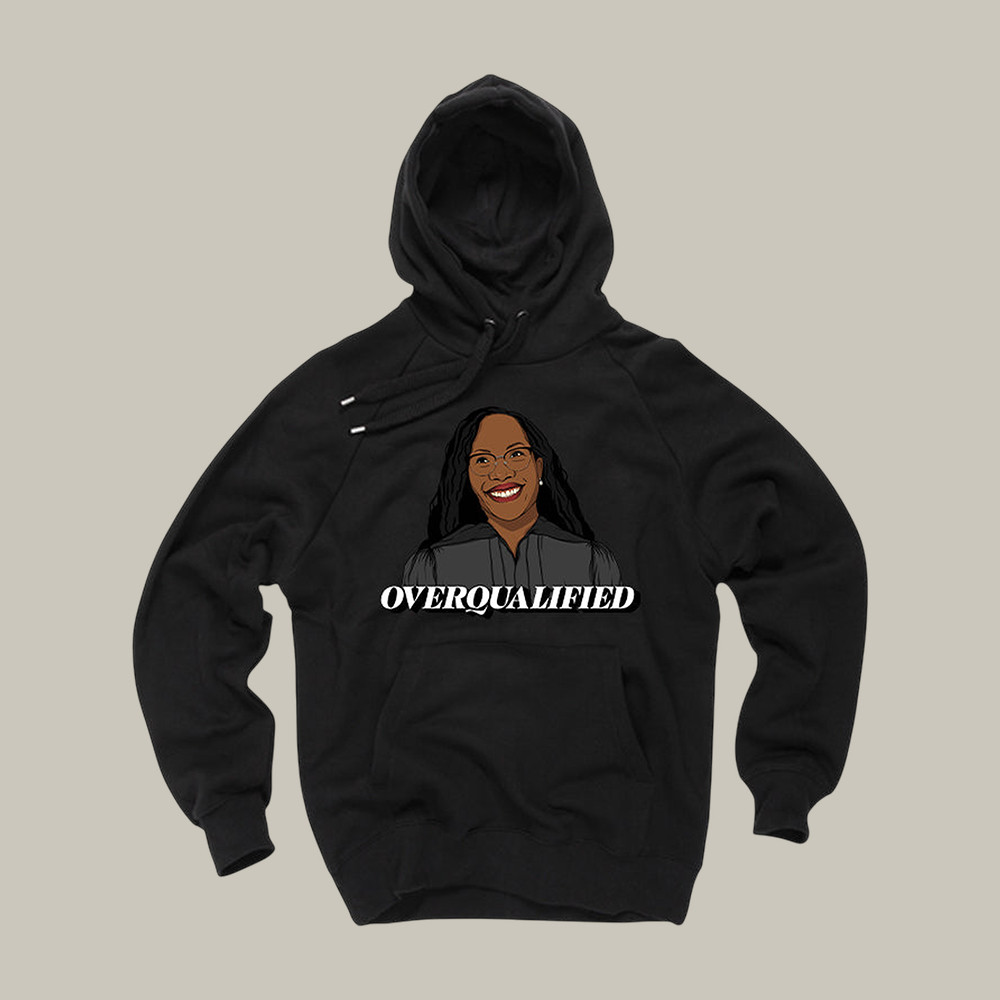 KBJ Overqualified The Young Turks Hoodie The Young Turks Apparel Unique Gift Ideas