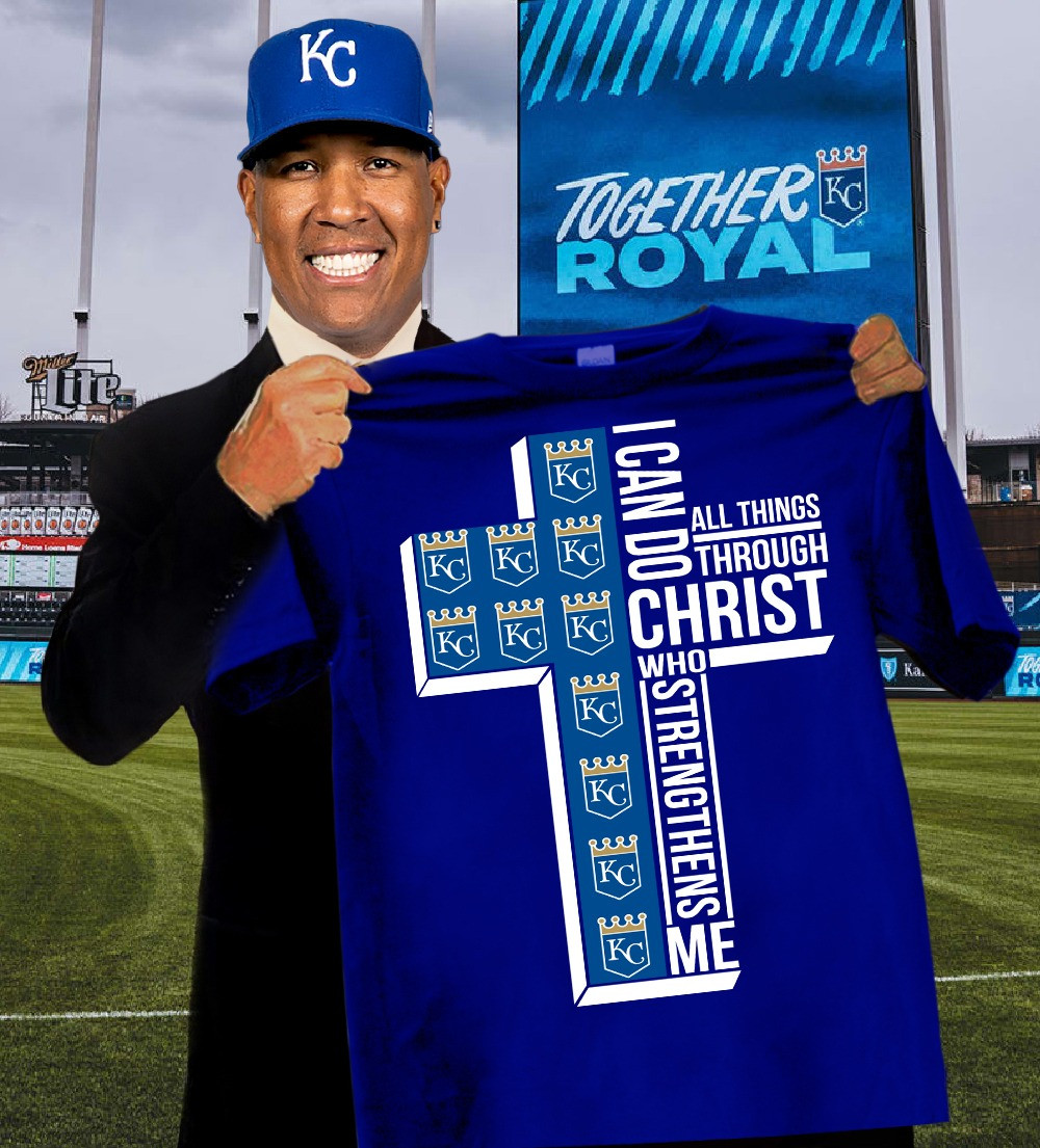 KC Royals Orioles Faith Fan Shirt I Can Do All Things Through Christ Who Strengthens Me