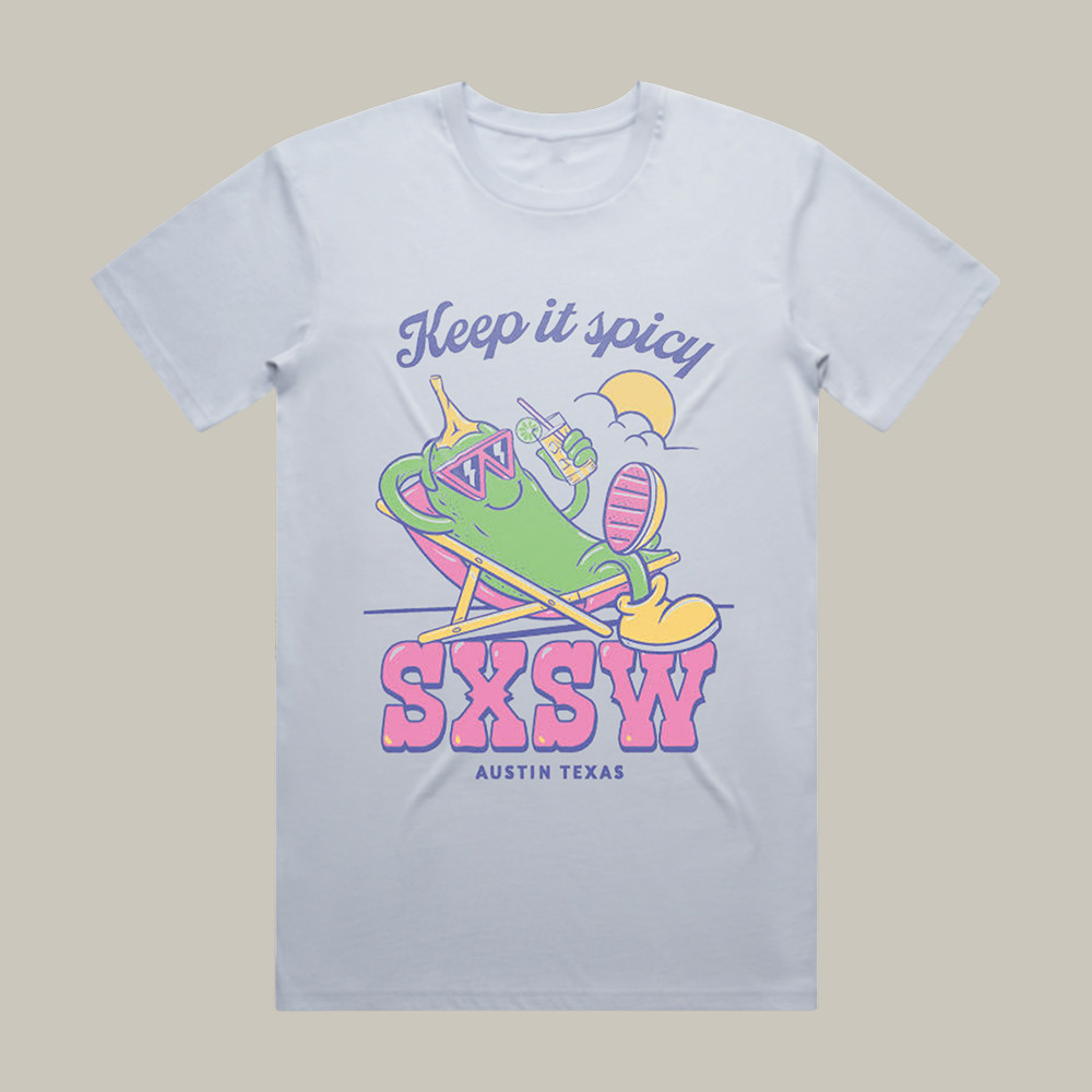 Keep It Spicy Sxsw T-Shirt South By Southwest Merch Unique Gift For Music Fan