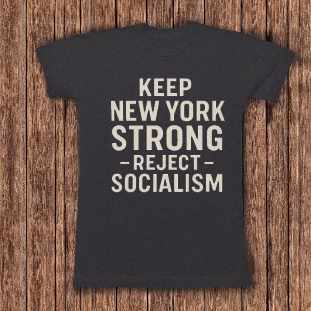 Keep New York Strong Shirt Mamdani Mayor Reject Socialism Presents For Supporters