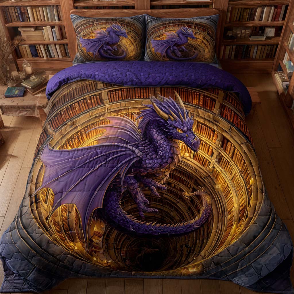 Keeper of Tomes Quilted Bedding Set Best Comforter Sets Book Presents For Women